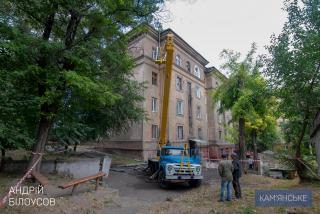 У Кам’янському триває капітальний ремонт дахів